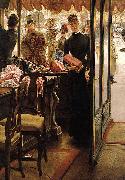James Joseph Jacques Tissot Shop Girl Spain oil painting artist